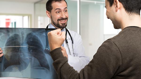 如何区别淋巴管肌瘤病与肺大泡